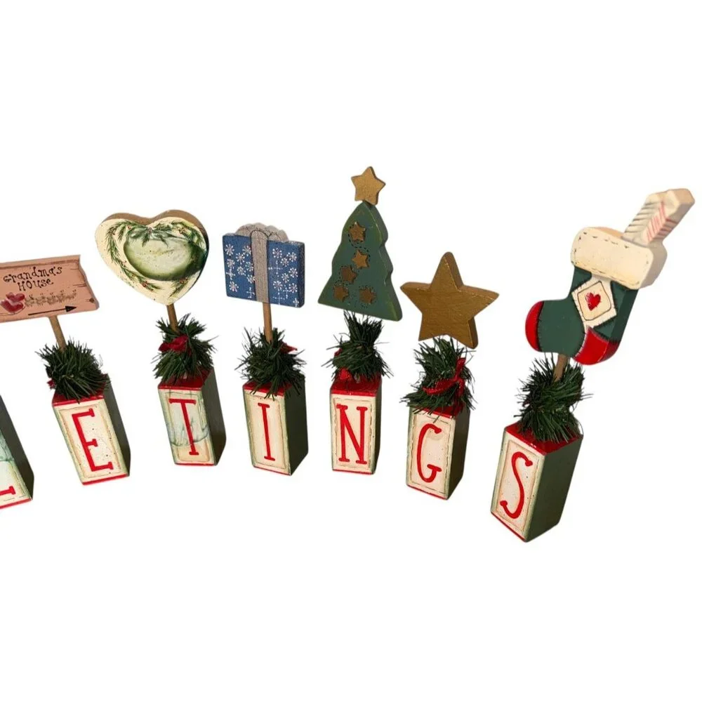 HM Wooden Blocks Christmas 
